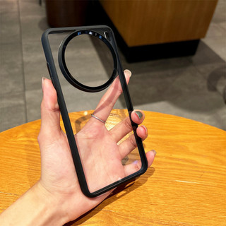 Ốp điện thoại di động dùng cho vivoX200Pro Ốp lưng trong suốt HD đơn giản không vàng mềm chống va đập khung kim loại Spot goods