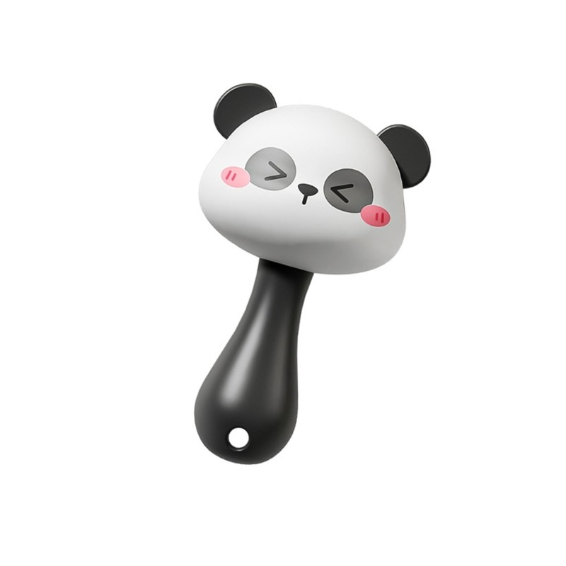 Fl Đồ chơi lục lạc gấu trúc giáo dục Dễ dàng cầm nhạc Maracas Đồ chơi cho bé 0-3 tháng tuổi