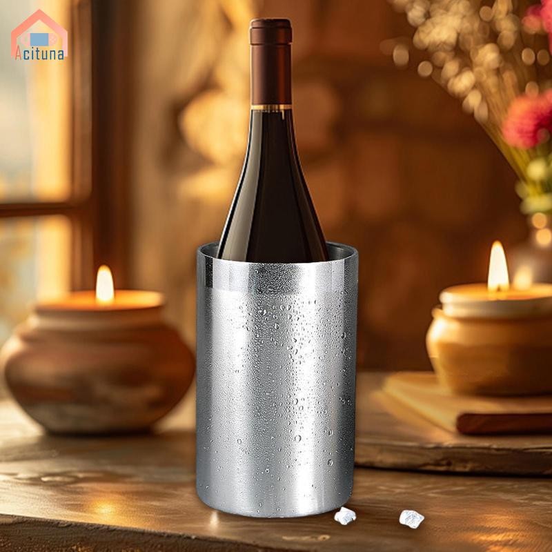 Xô Đá Bằng Thép Không Gỉ Lớn Thực Tế Champagne Xô Bia Đồ Uống Bồn Đá Cho Khách Sạn Bãi Biển Thanh Phụ Kiện