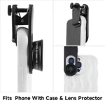 Ống kính điện thoại Macro INOVAGEN 120MM, Ống kính siêu Macro 10X có kẹp đa năng, Ống kính máy ảnh điện thoại cho Video ảnh, CPL và tùy chọn lọc ánh sáng sao — ảnh 8