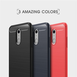 Mới LG Stylo 5 5x 5v 5 Plus Q Stylus Stylo 4 4 Plus Mềm Chống Sốc TPU Kết Cấu Sợi Carbon Bảo Vệ Hấp Thụ Sốc Vỏ Điện Thoại