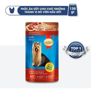 [COMBO] Thức ăn cho chó SmartHeart, pate cho chó 130gr Pet Kool