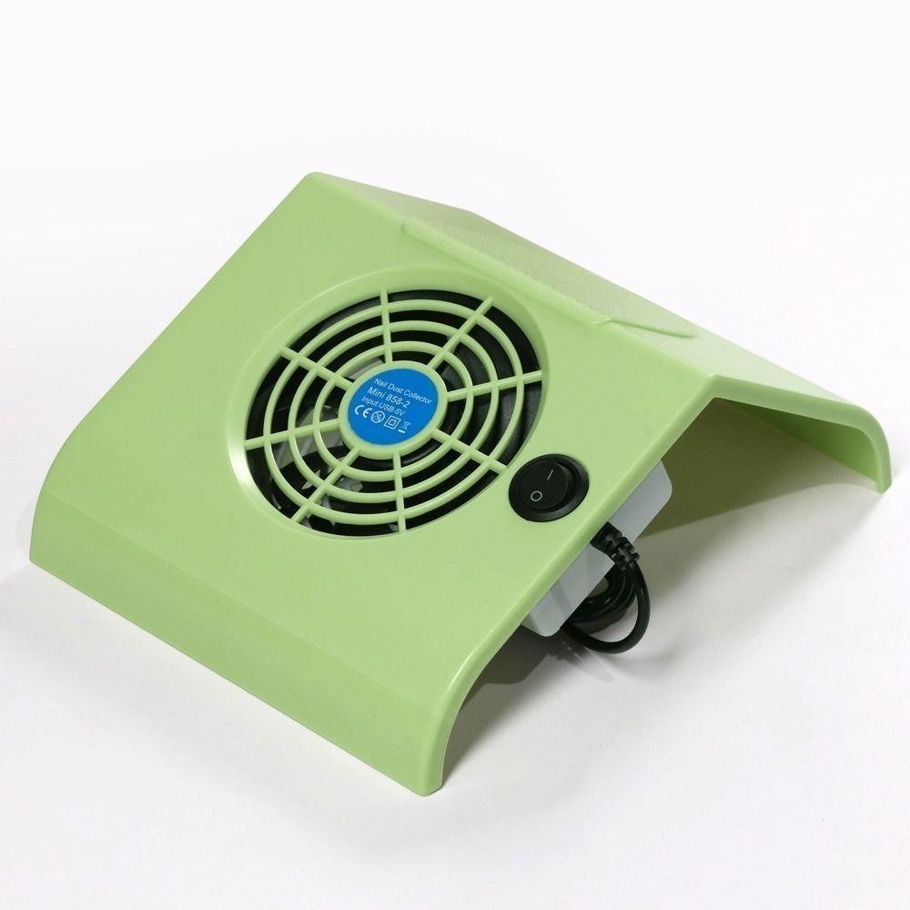 JSJJING Nail Art Dust Collector, Máy hút bụi móng tay USB có độ ồn thấp, Quạt hút 40W mạnh mẽ bền bỉ Dụng cụ máy làm móng tay cho Salon nghệ thuật làm móng tay