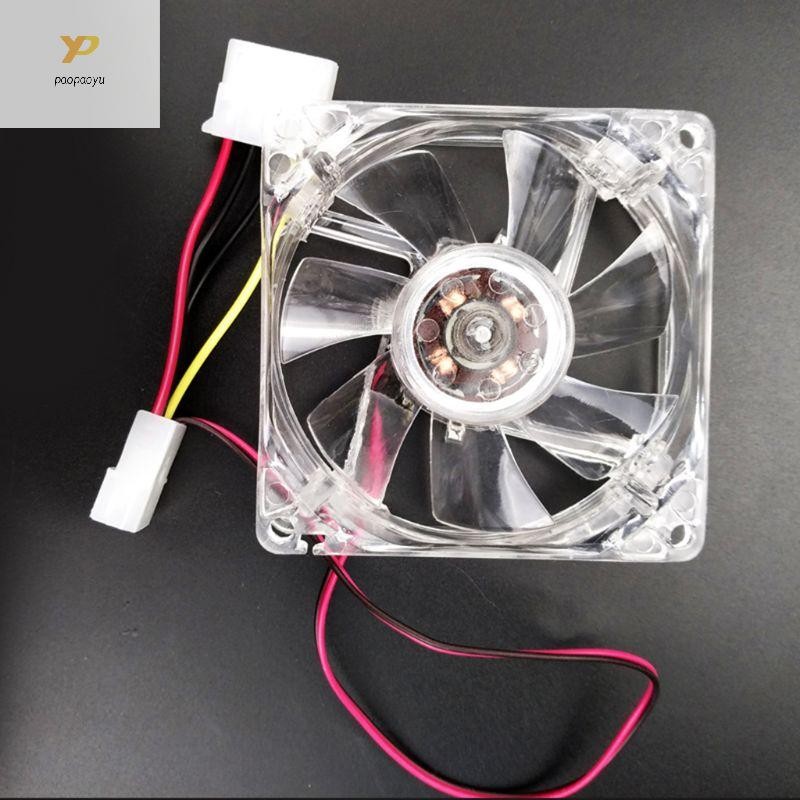 Ppy 3 15in LED Im Lặng Quạt Làm Mát CPU Tản Nhiệt Hiệu Suất Yên Tĩnh CPU PC Cooler