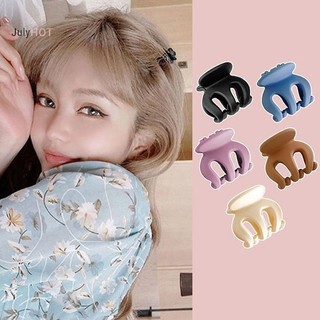 Julyhot 6 Chiếc Đơn Giản Màu Đen Acrylic Nhỏ Lấy Kẹp Công Chúa Nổ Tóc Gãy Hoa Bên Mũ Phụ Kiện Nữ Massivedeals