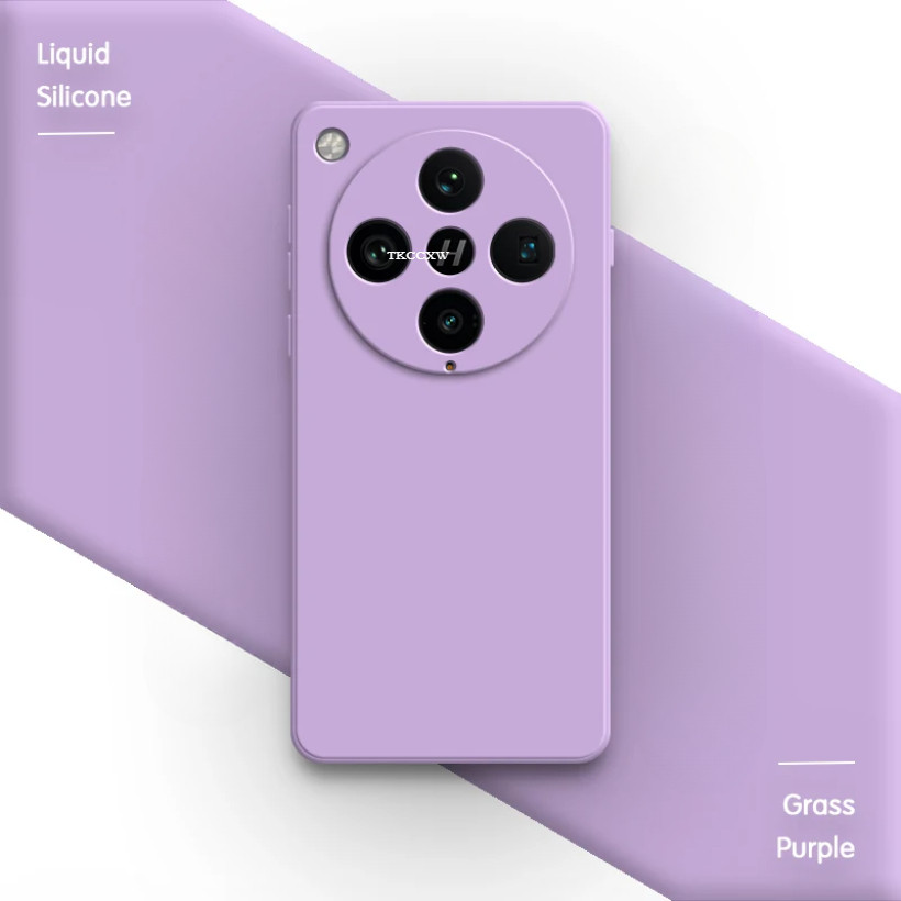 Ốp lưng bảo vệ ống kính máy ảnh cho OPPO Find X8 Pro X8Pro 5G Vỏ silicon vuông mềm Vỏ điện thoại chống sốc nguyên bản