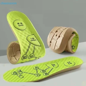 Cheenm Chân Bấm Huyệt Đế Nam Nữ Mềm Mại Thoáng Khí Đệm Thể Thao Chèn Hút Mồ Hôi Khử Mùi Đế Lót Giày VN