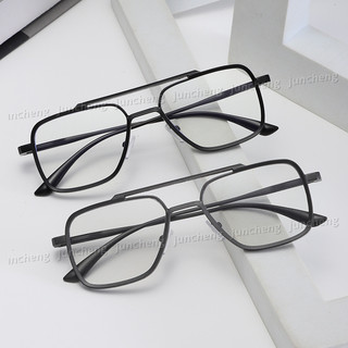 Kính Photochromic Kim Loại Chất Lượng Cao Vuông Chống Bức Xạ Kính Mắt Dành Cho Nam Kính Chống Xanh Thích Hợp Cho Nữ Bóng Ngoài Trời Chống Tia UV