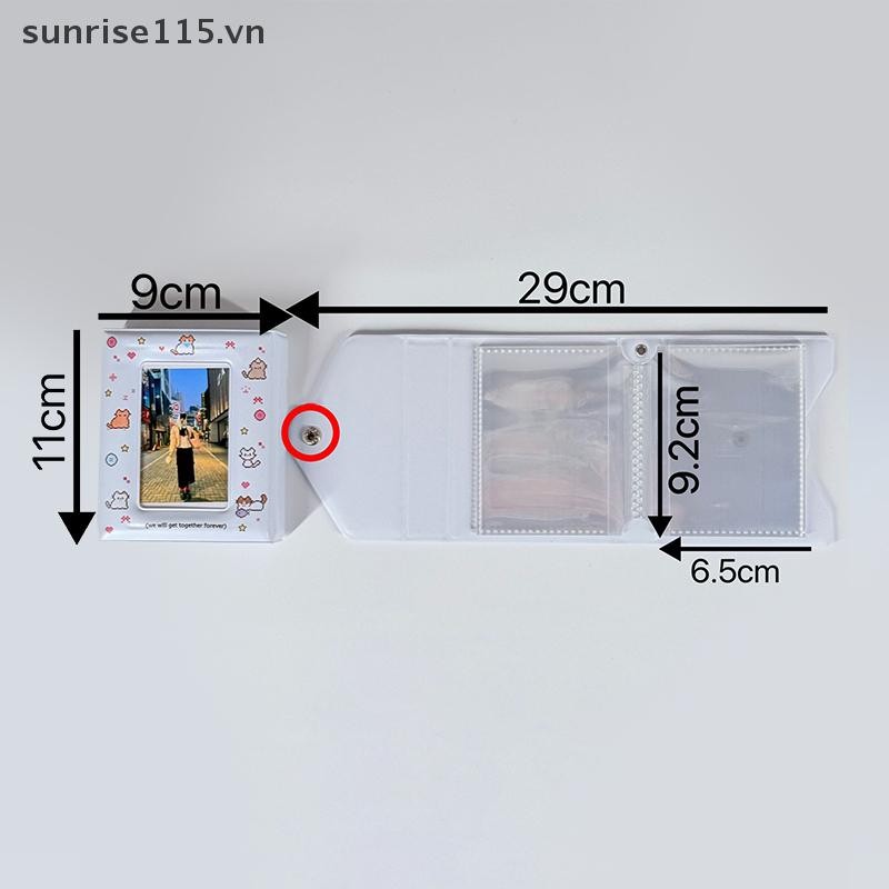 SSVN 3 Inch 40 Khe Cắm Thẻ Ảnh Đựng Thẻ Kpop Chất Kết Dính Thần Tượng Bưu Thiếp Lomo Card Album Ảnh Bộ Sưu Tập Thẻ Chất Kết Dính Photocards.
