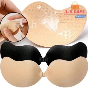-Áo ngực nâng ngực vô hình - Áo ngực tự dính quây dành cho nữ, Đóng cửa trước liền mạch, Miếng dán ngực silicon Mango