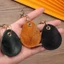 Vòng chìa khóa SHUPUN, Thẻ truy cập chống thất lạc chống vân tay, Phụ kiện chống rơi bằng da chất lượng cao Móc khóa đa năng