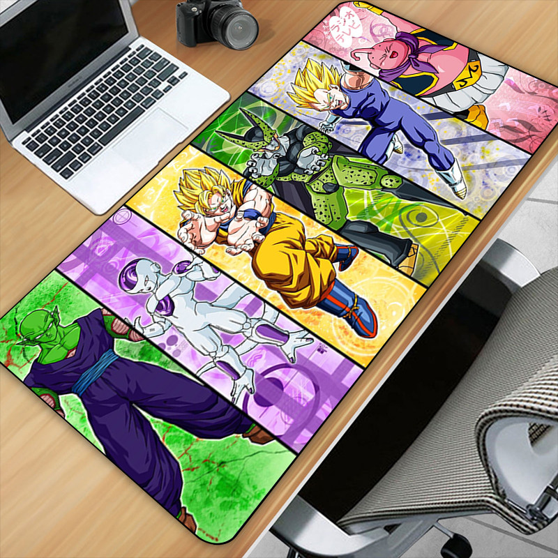 Dragon Ball Mouse Pad Anime Goku HD In Máy Tính Khóa Cạnh Bàn Phím Thảm PC Để Bàn Hoạt Hình Lớn Mousepad Phụ Kiện Chơi Game