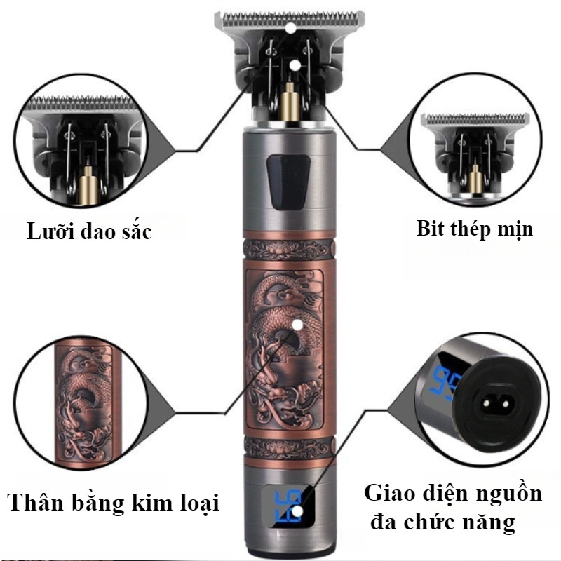 Tông đơ/Cạo râu 2 in1,Máy cạo râu điện tử nam và nữ có thể sạc lại, Bộ Máy cạo râu Cắt Tóc