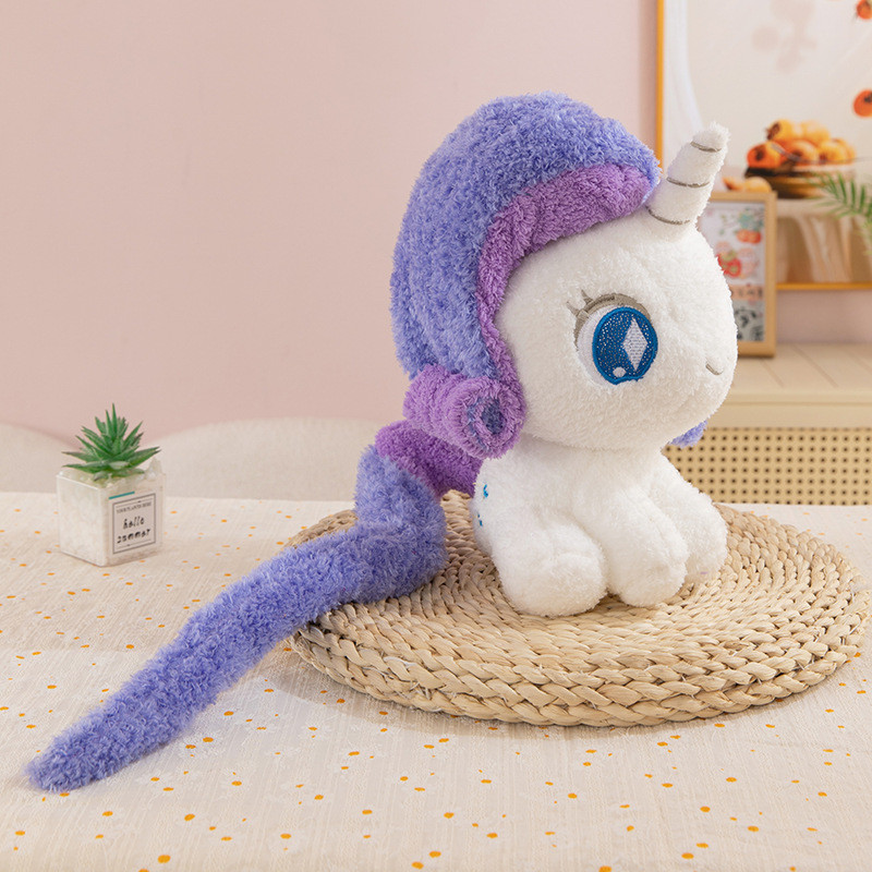 PS1 Q phiên bản My Little Pony Sang Trọng Búp Bê Cho Bé Gái Chạng vạng Lấp Lánh Cầu Vồng Dash Pinkie Pie Đồ Chơi Nhồi Bông SP1