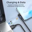 Cáp USB A đến C linh hoạt WU Cáp USB sang USB C để sạc 3A 480mbps Dây dữ liệu