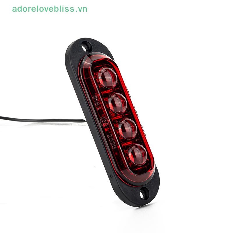THÊM 12V 24V Xe Tải LED Bên Đánh Dấu Đèn Xe Trailer DOT E8 Mark Phản Quang Van Giải Phóng Đèn Cho Xe Tải RV Xe Buýt Thuyền BSS
