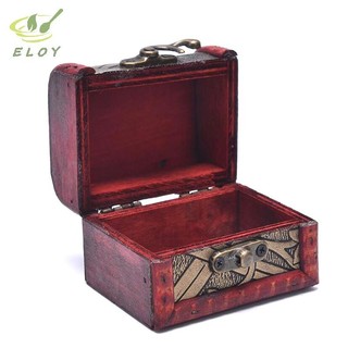 [MAO] Hộp đựng kho báu bằng gỗ cổ Hộp đựng đồ trang sức Hộp quà tặng VN