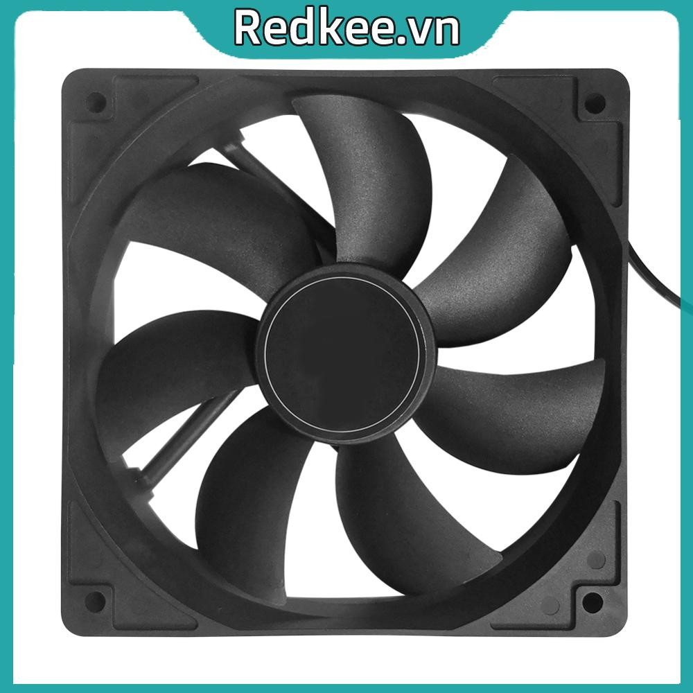 Vỏ máy tính PC 120mm 4 chân Quạt làm mát CPU DC 12V Bộ tản nhiệt im ...