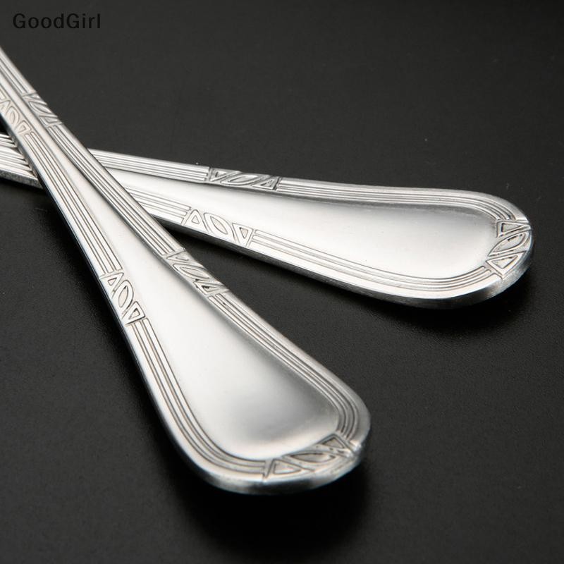 [GoodGirl] Stew Dipper Tay Cầm Dài Dụng Cụ Nấu Ăn Súp Vịt Inox Miệng Thìa Hình Nhà Bếp Nhà Bếp Bộ Đồ Ăn Muỗng Nhà Hàng VN