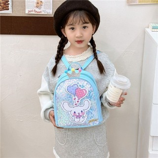 2025 Kuromi Sequin Ba Lô Cho Bé Gái Túi Ăn Nhẹ Hoạt Hình Dễ Thương Cho Du Lịch Mầm Non Và Đi Học