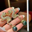 Bông tai ngọc trai rồng vàng Zircon sang trọng phong cách mới đẹp mắt