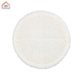4x Tấm lau nhà điện Miếng lau nhà Thay thế phụ kiện tròn 8,07 inch Tấm chà sàn Làm sạch sàn