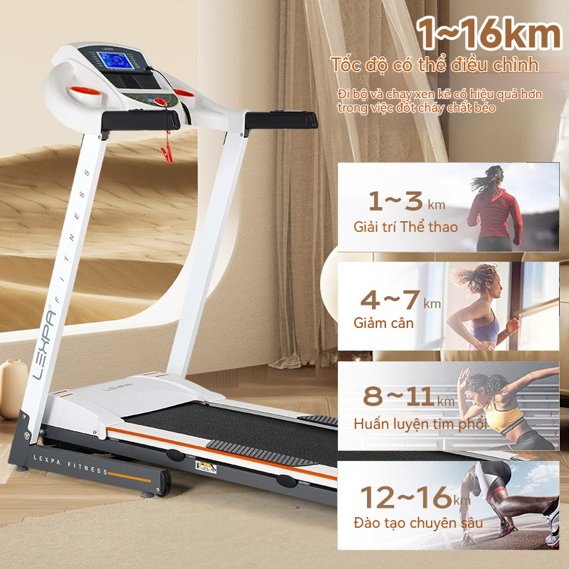 Máy chạy bộ Reck Hộ gia đình Đa chức năng Miếng đệm đầu gối Thương hiệu chính thức Máy chạy bộ Thiết bị tập thể dục thương mại