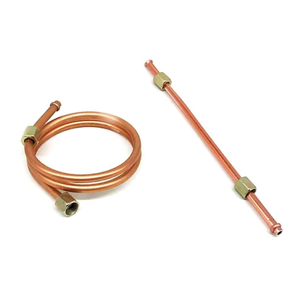 HWAIDY 1 Ống Van Giảm Áp, Ống Xả Máy Nén Khí Có Thể Uốn Cong 200 / 400 / 600 / 800mm, Ống Dẫn Khí Mạ Đồng Nhôm Công Cụ Điện Phần Cứng
