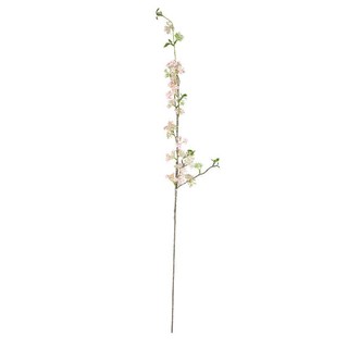 Cành hoa tuyết liễu nhân tạo từ cao su và hoa lụa trang trí phong cách cổ điển cao 80 cm thân giả mốc giống hệt thật