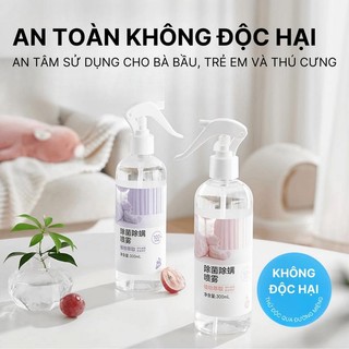 GLIT Xịt Thơm Và Khử Côn Trùng Chăn Màn Quần Áo, Đánh Bay Mọi Vi Khuẩn, Diệt Bọ Ve Mạt Bụi, Quần Áo Sạch Sẽ 300ml