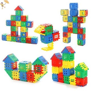 [GOU] 44 chiếc khối xếp hình đánh vần nhà em bé City DIY mô hình giáo dục VN