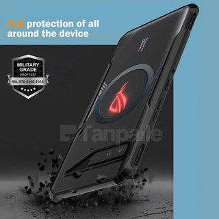 Ốp Điện Thoại Cho Asus ROG Điện Thoại 3 Strix 2 5 5s 6 7 8 9 Pro Ultimate Clear Chống Sốc Vỏ Điện Thoại Khung Mềm Vỏ Từ Tính
