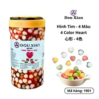 Thạch hình tim 4 màu Douxian 2.5kg