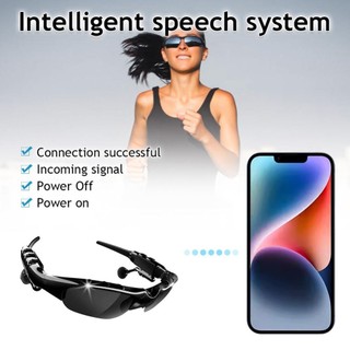 Okcatzone 5.0 Kính âm thanh Bluetooth thông minh Thể thao ngoài trời Đi xe đạp Tai nghe âm thanh vòm Nghe cuộc gọi nhạc Kính râm phân cực S7X6