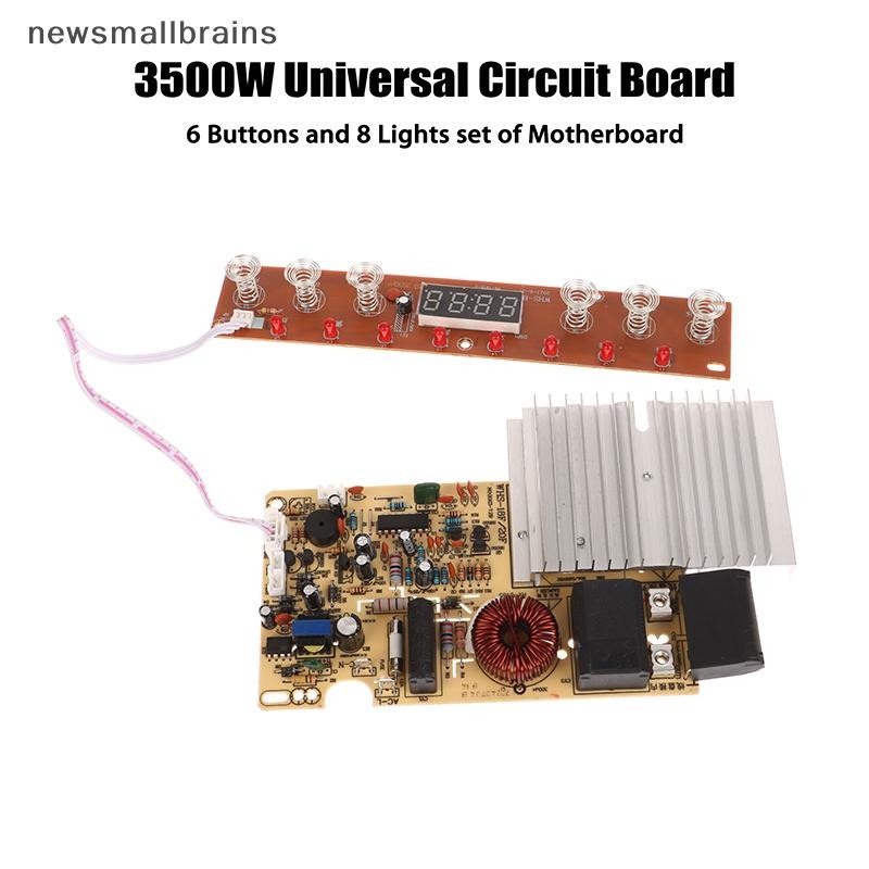 Newsmallbrains 3500W Cảm Ứng Heag Bảng Điều Khiển Bếp Cảm Ứng Bo Mạch Chủ Đa Năng Bảng Mạch Sửa Đổi Công Suất Cao NSB