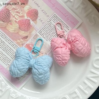 [-d] Móc khóa nơ đơn giản ngọt ngào Móc khóa mặt dây chuyền nơ 3D hợp thời trang dành cho nữ Cô gái Quà tặng trang trí ba lô sáng tạo {vn}