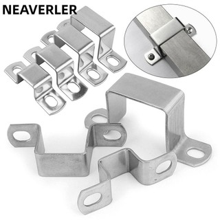 Thẻ ống NEAVERLER Ohm, Kẹp ống dẫn nước thắt chặt hình chữ U hình chữ U hình chữ U, Khóa buộc dày Kẹp ống cổ họng bằng thép không gỉ 304