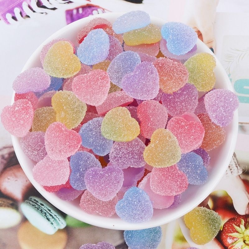 Mô Phỏng Gummy Gradient Love diy Phụ Kiện Kem Điện Thoại Phụ Kiện Kẹp ...