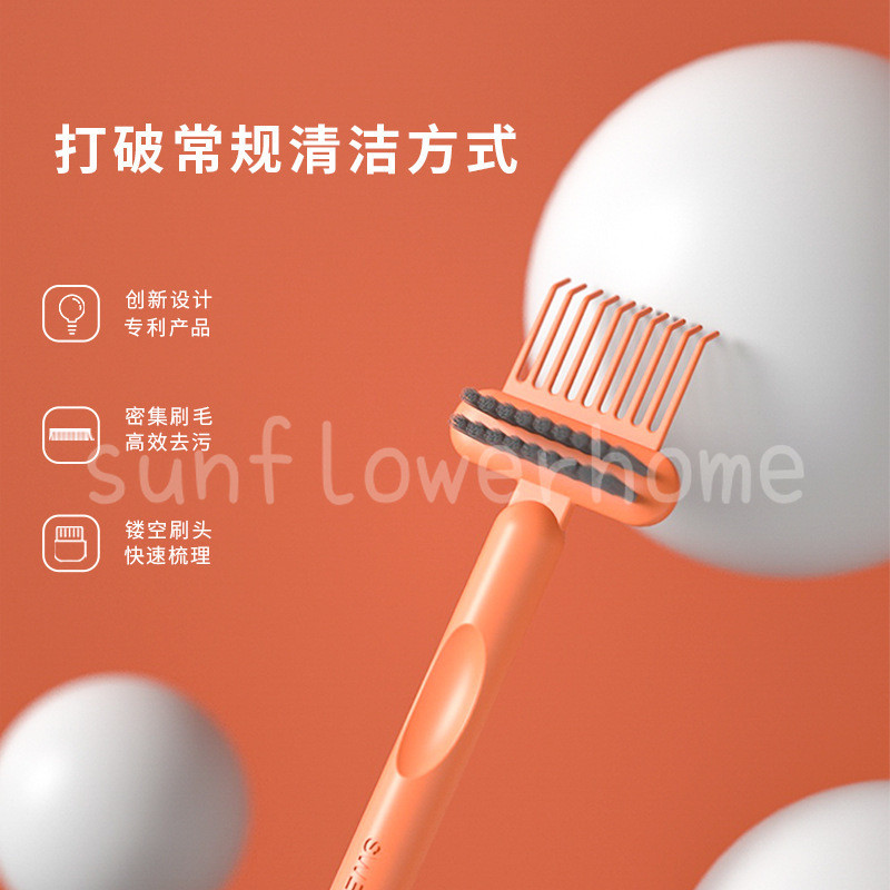 Lược Làm Sạch Bàn Chải Làm Sạch Tóc Dụng Cụ Tiện Dụng Túi Khí Lược Bụi