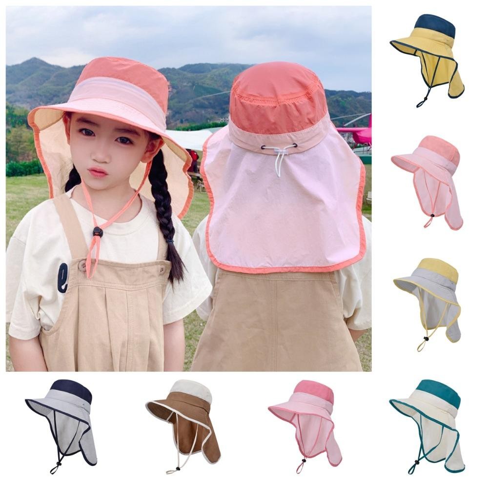 Mũ chống nắng FEDAOG, Mũ ngư dân chống nắng vành rộng, Áo khô nhanh phong cách Nhật Bản có khăn choàng đi biển mùa hè