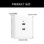 Ổ cắm điện treo tường ngôi sao với 2 4 cổng USB Giải pháp sạc nhanh đa chức năng cho văn phòng tại nhà và định vị công cộng
