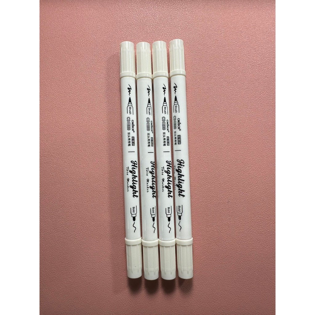 [ HÌNH THỰC TẾ ] Bút marker, bút dạ, bút nhũ Metallic Marker Chosch CS-H886 viết thiệp, vẽ trang trí sổ handmade DIY.