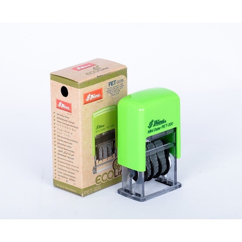 Con dấu, con mộc, đóng dấu HSD, NSX ngày tháng năm SHINY Pet300 PET-300