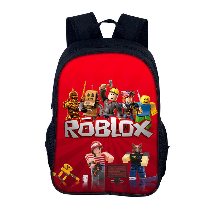 Ba lô dung tích lớn theo chủ đề Roblox - thiết kế hoạt hình thời trang cho sinh viên
