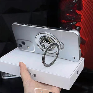 Dễ thương mạ điện con quay hồi chuyển mạ ngón tay giữ vòng giữ kẹp xoay cho điện thoại di động mặt sau dính ổ cắm giá đỡ