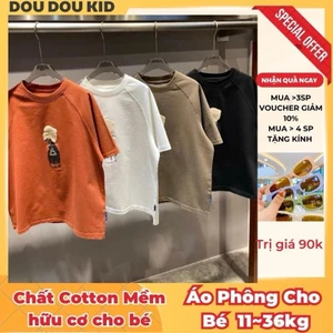 AP42 - Áo Phông Cho Bé 11-36kg,Chất Cotton Hữu Cơ Mềm Mịn Thấm Hút Mồ Hôi