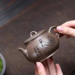 Ấm Tử Sa Nghi Hưng Nhất Minh Kinh Nhân 170 ml (Thanh Khôi Đoạn Nê)