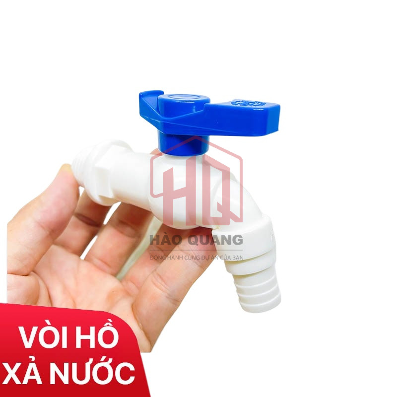 Vòi Xả Nước Nhựa Ren 21/27 – Vòi Nước Tưới Cây, Rửa Xe,  Lắp Nhanh