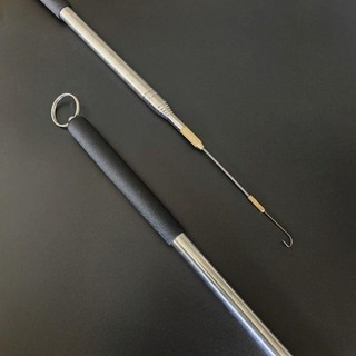 Móc cá dài LEAFYHOME, Móc Eel ren thép gai, Xoay 1,2m / 1,6m 360 độ Kính thiên văn cực Ricefield Eel Hook