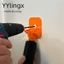 Hộp thu bụi khoan tường YYLINGX, Lắp đặt dễ dàng Hộp thu bụi máy khoan điện dung lượng lớn, Bộ thu tro chống trượt đa năng hiệu quả cao cho dụng cụ điện